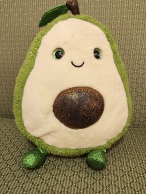 FAO Schwarz Glow Brights Plush LED Avocado